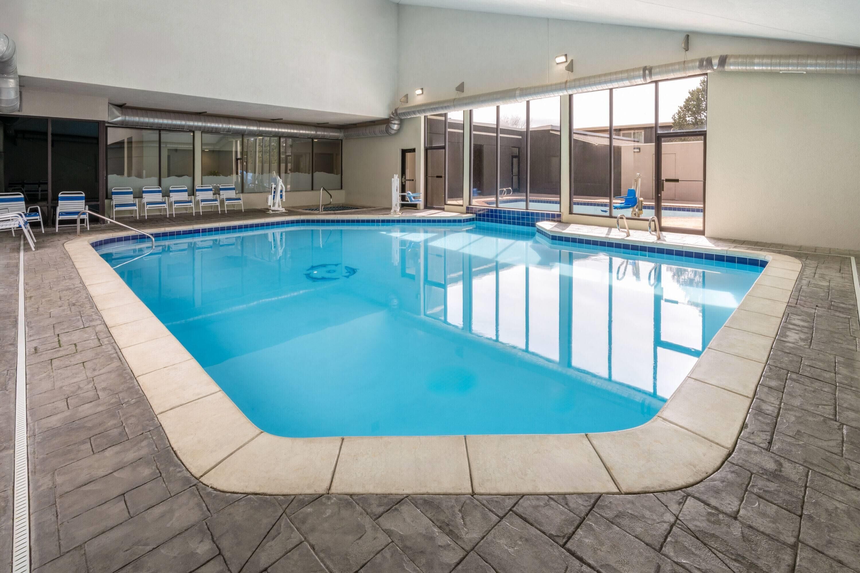 indoor pool, outdoor pool