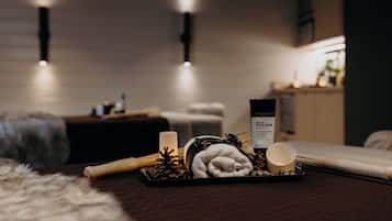Couples treatment room(s), sauna, steam room, hot stone massages
