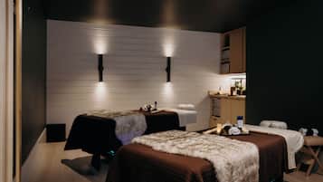 Behandlungsräume für Paare, Sauna, Dampfbad, Warmsteinmassagen