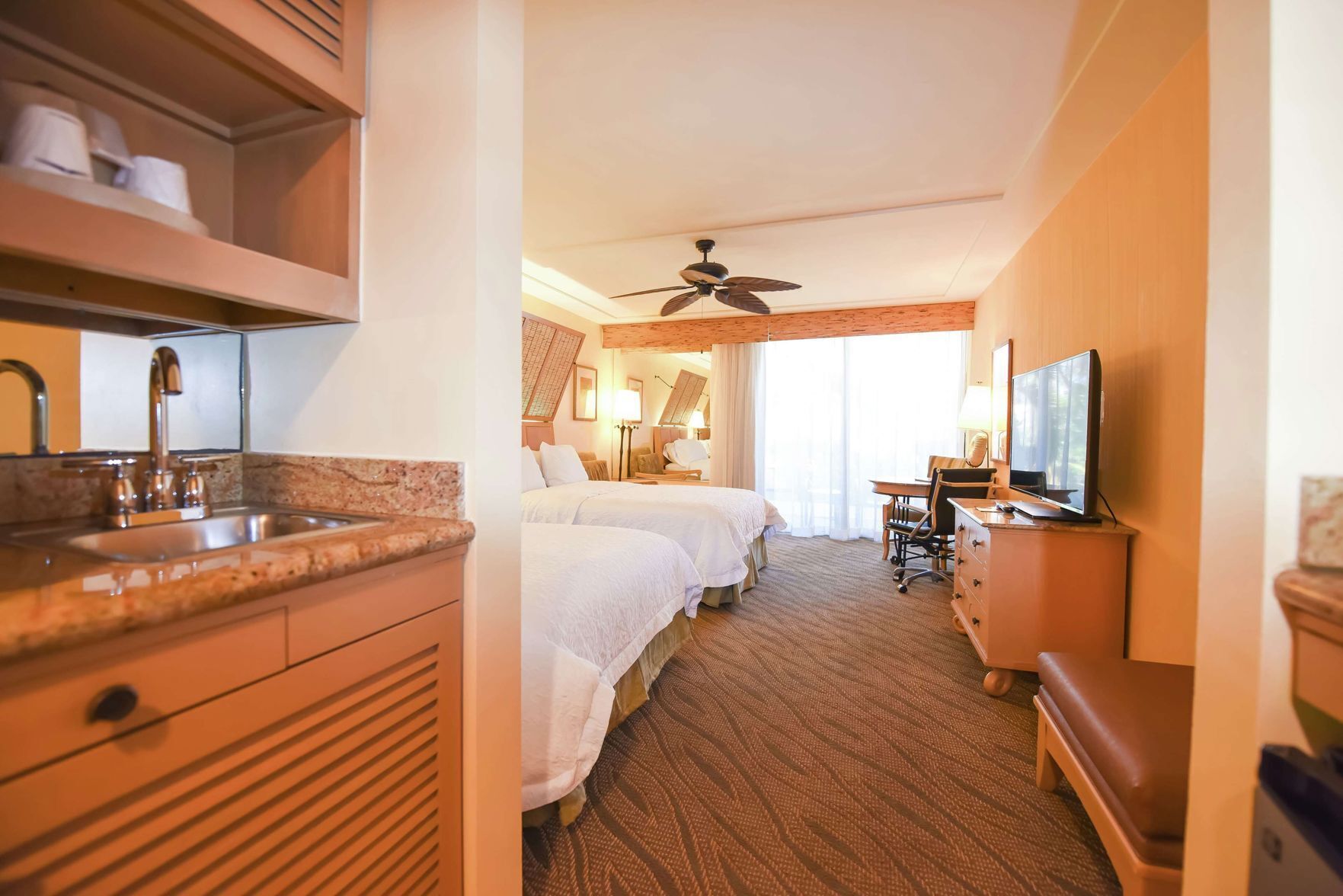 In-room safe, desk, blackout drapes, iron/ironing board