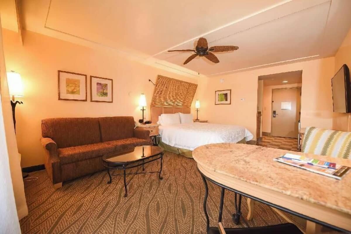 In-room safe, desk, blackout drapes, iron/ironing board
