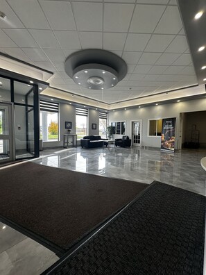 Sitteområde i lobbyen