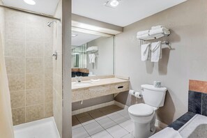 Eco-friendly toiletries, towels