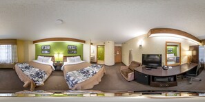 Standard Room, 2 Queen Beds, Non Smoking | View from room