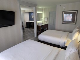 Suite, Multiple Beds, Non Smoking | Hypo-allergenic bedding, in-room safe, desk, laptop workspace