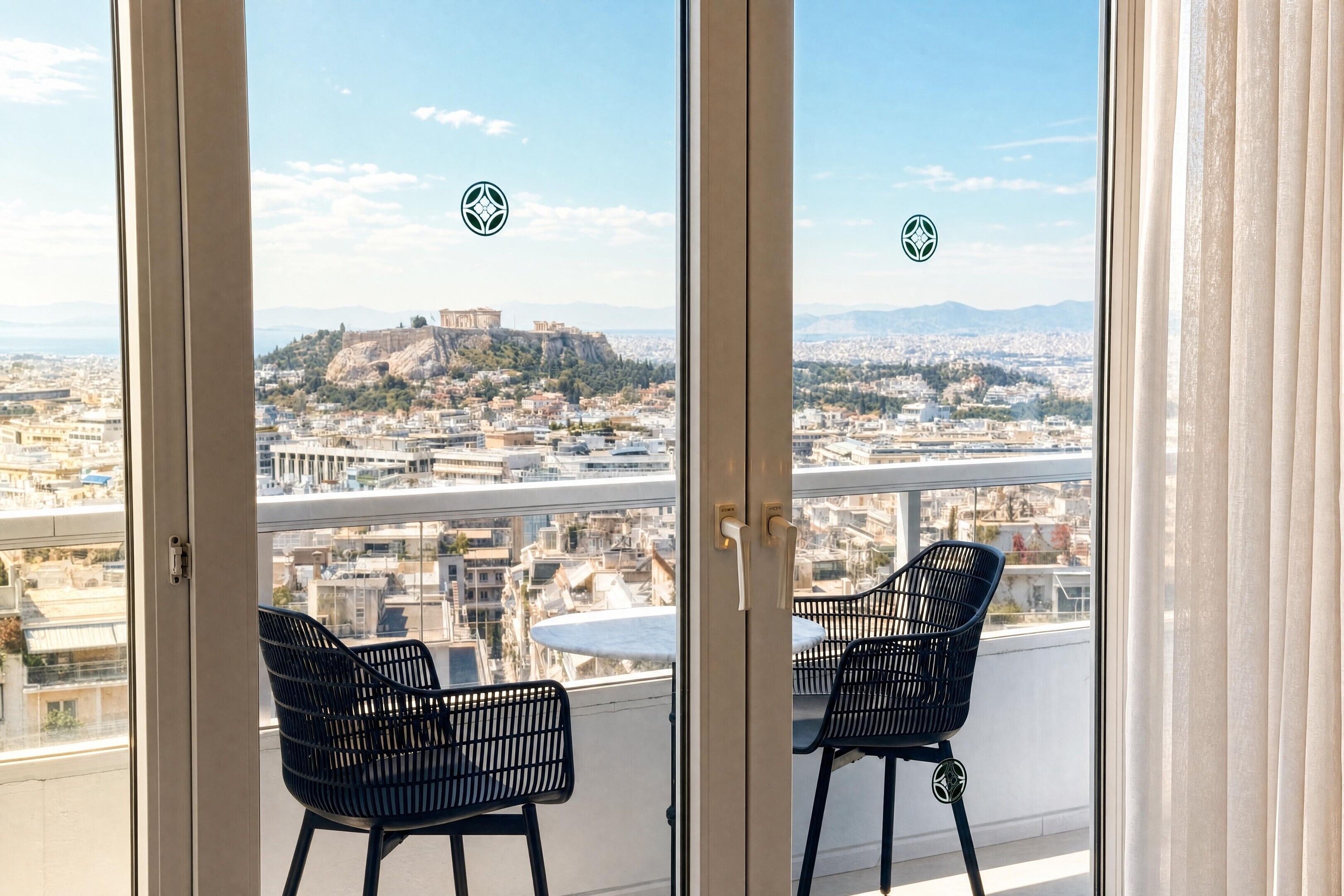 Premium Room with Private Balcony and Panoramic Acropolis View | Interior