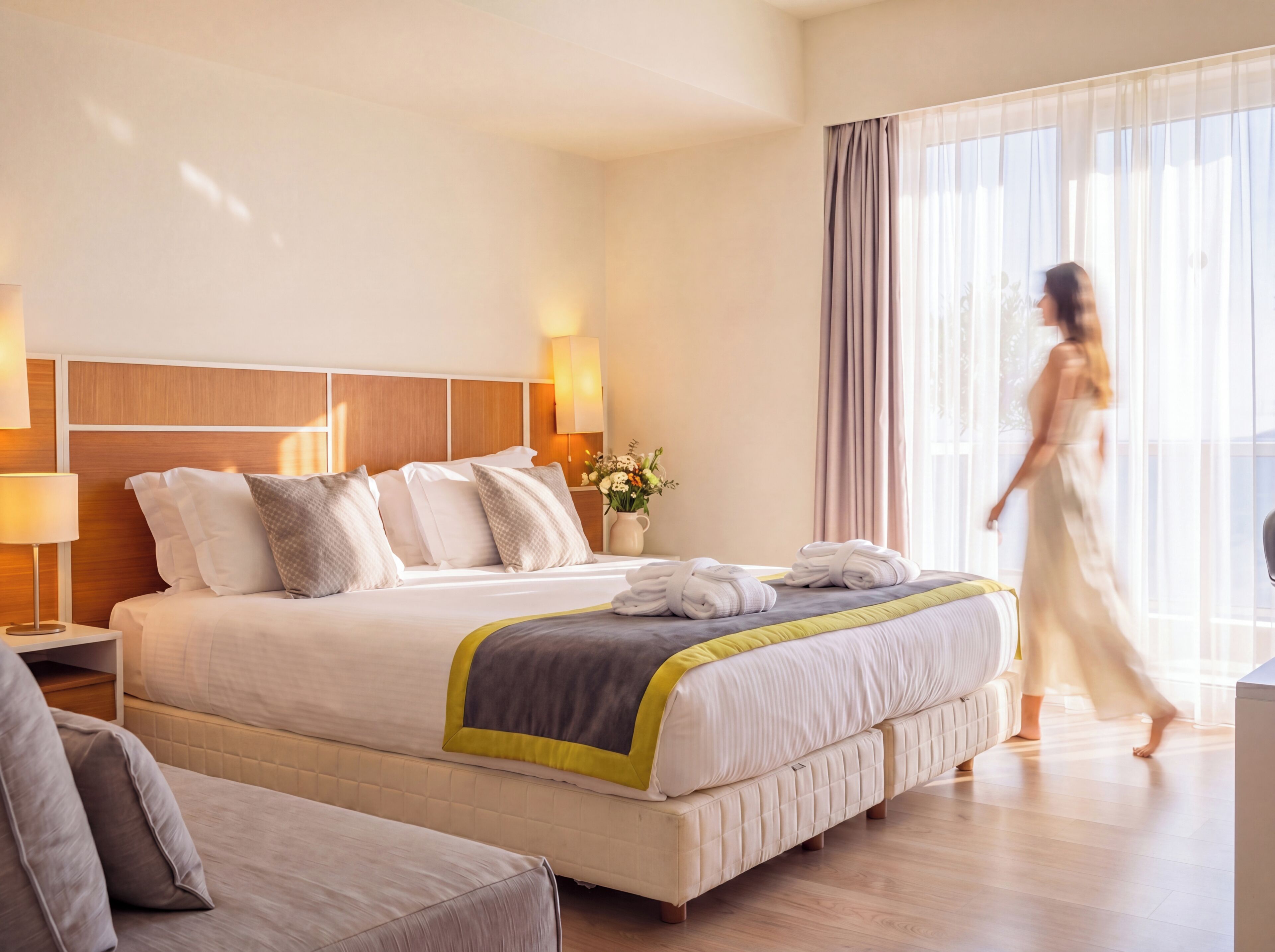 Premium bedding, minibar, in-room safe, desk
