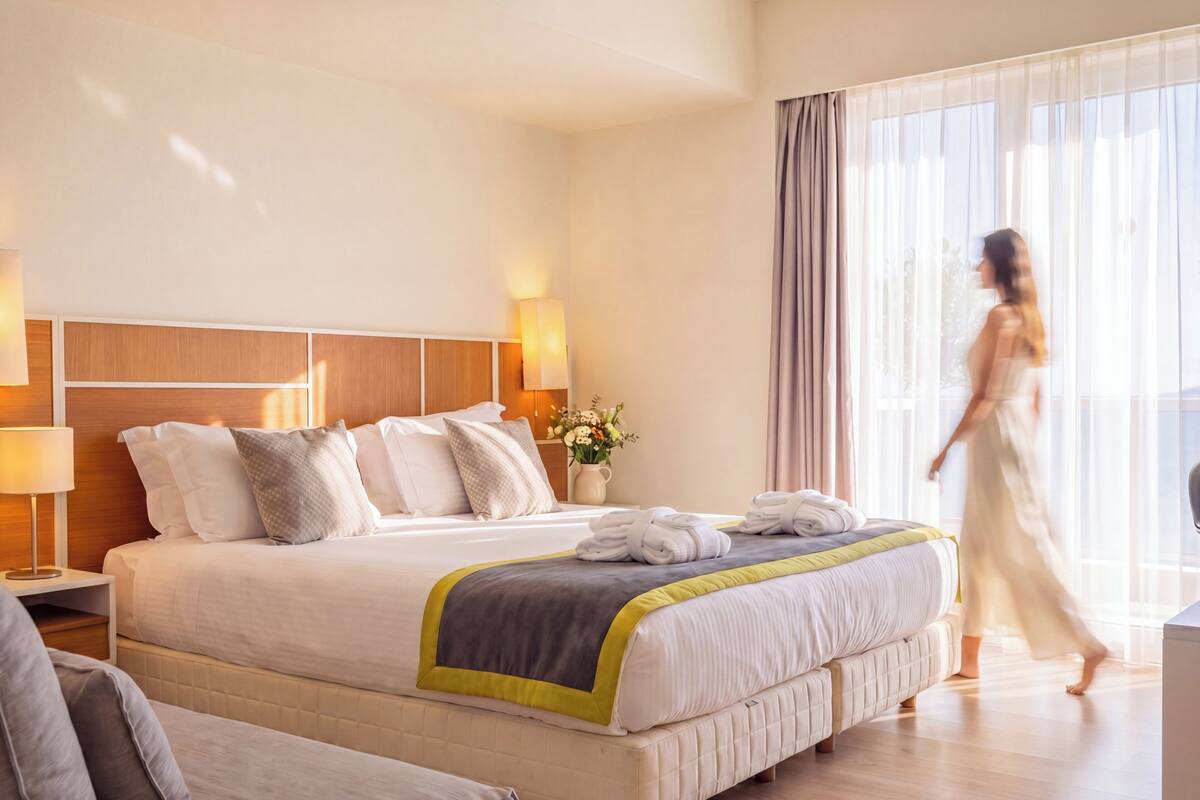 Eco Chic Double Room with Private Balcony