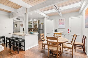 2-Bedroom Condominium | Private kitchen | Fridge, microwave, oven, stovetop