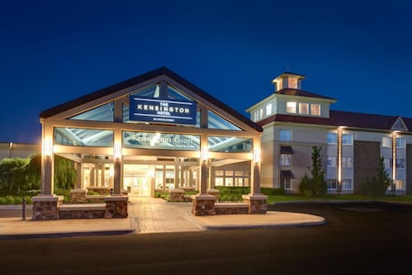 Front of property - evening/night. The Kensington Hotel