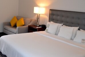 1 soverom, sengetøy av topp kvalitet og senger med overmadrass