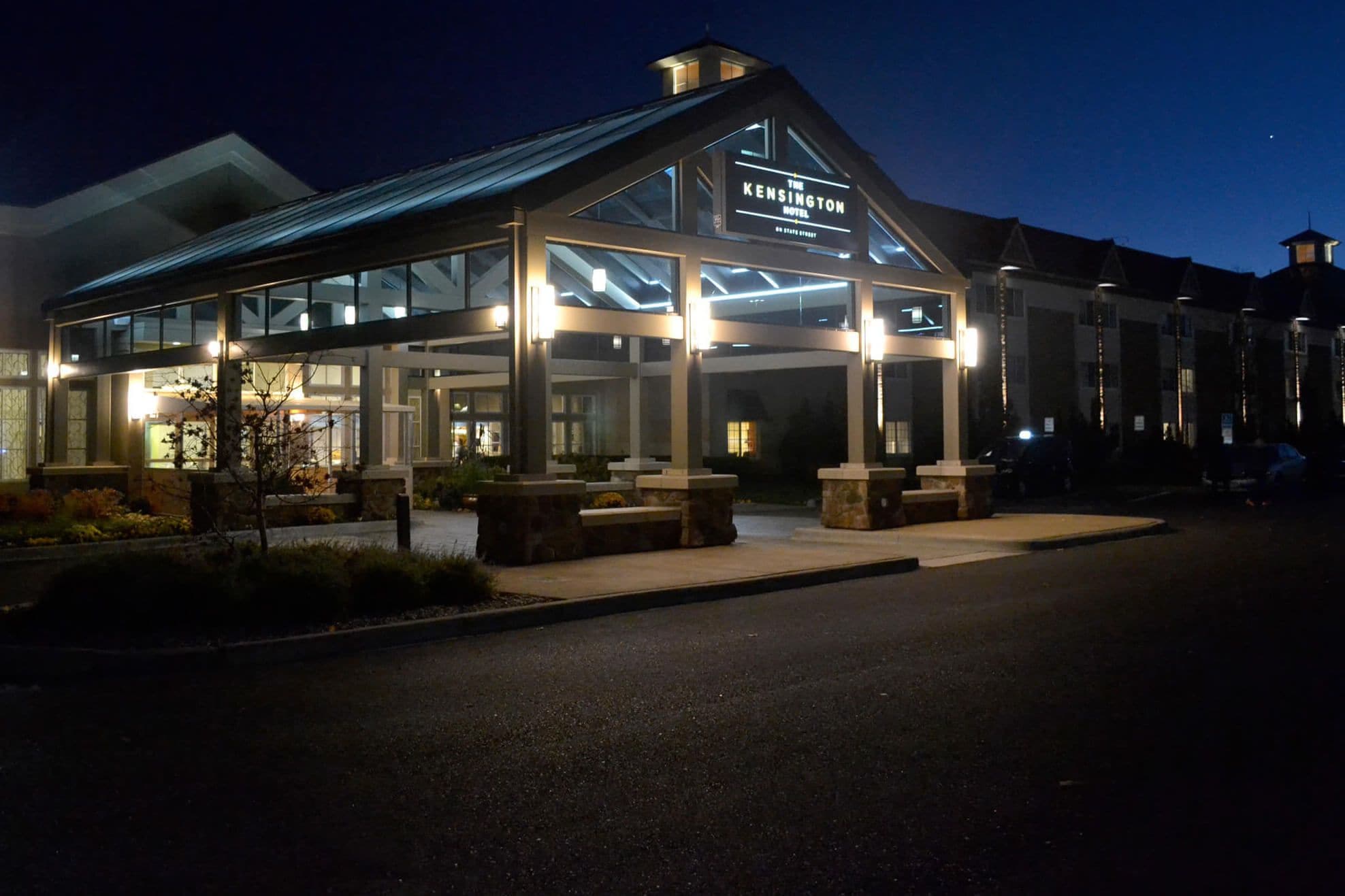 front of property – evening/night