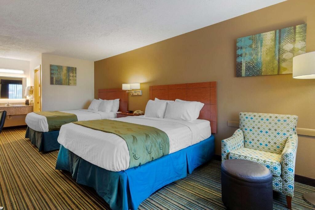 Premium bedding, pillow-top beds, in-room safe, desk