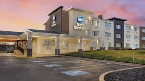 A Best Western hotel with a modern design, accessible parking, and a well-lit entrance. - Best Western Westgate Inn (York)