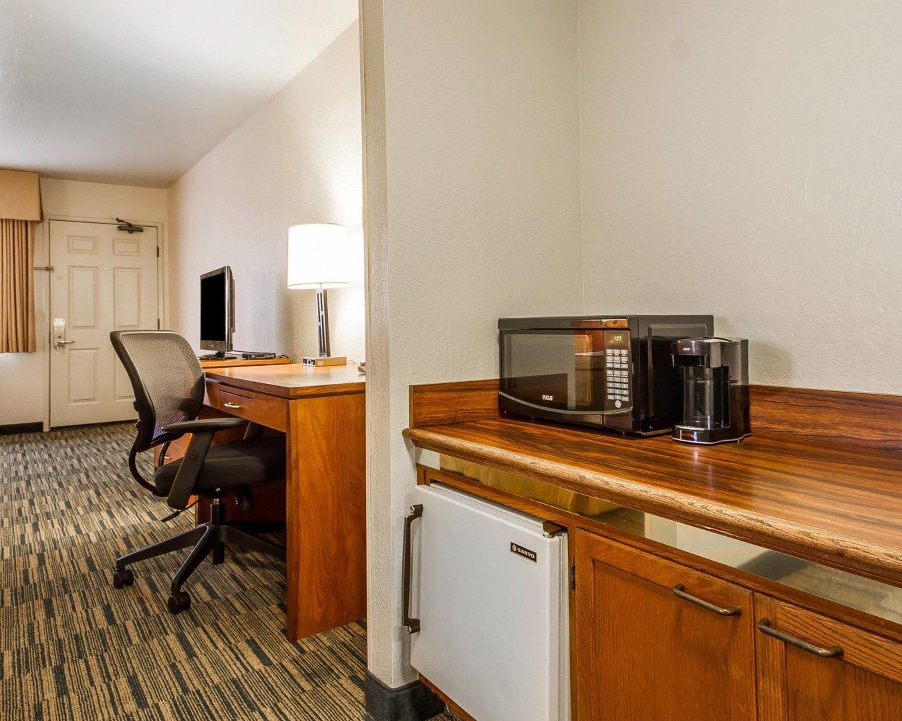 executive room, 2 queen beds | in-room safe, desk, blackout curtains, iron/ironing board