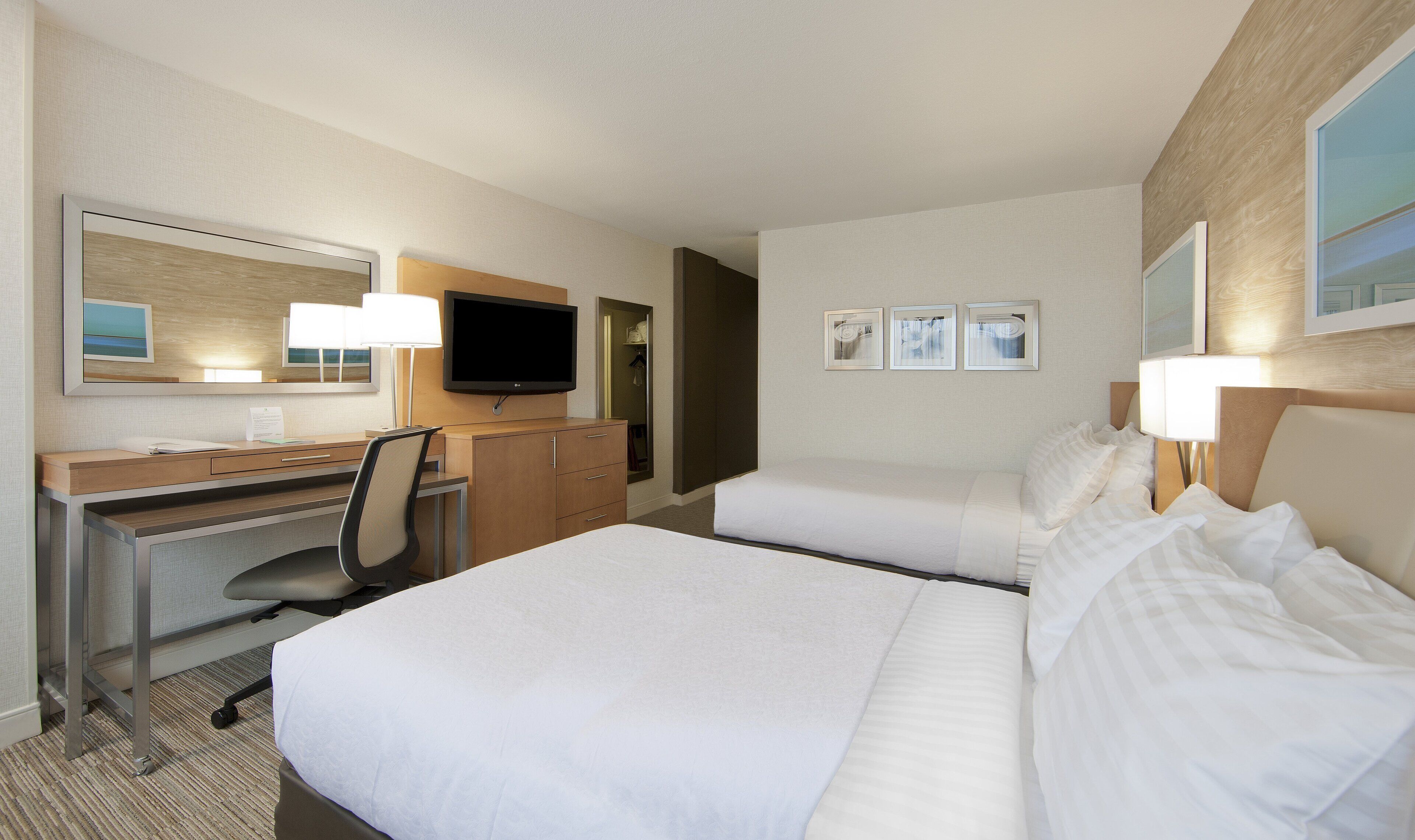 standard room, 2 double beds | 1 bedroom, pillow-top beds, in-room safe, desk