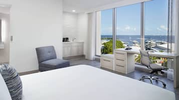 Suite, 1 Bedroom, Non Smoking, City View | Premium bedding, pillow-top beds, desk, laptop workspace