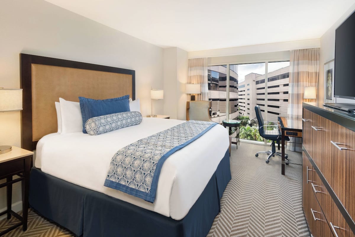 Premium bedding, pillow-top beds, in-room safe, desk