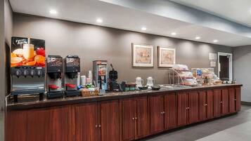 Kontinental frokost er inkludert hver dag