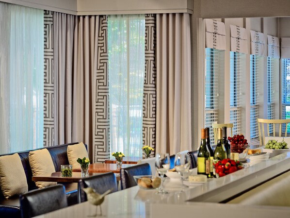 Sala de estar en el lobby
