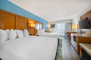 Executive Room, 2 Queen Beds, Kitchenette, Oceanfront | Premium bedding, in-room safe, blackout drapes, iron/ironing board