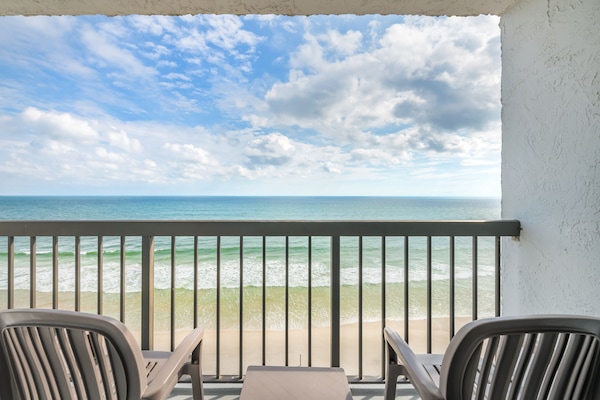 Deluxe Room, 2 Queen Beds, Balcony, Oceanfront | Premium bedding, in-room safe, blackout drapes, iron/ironing board