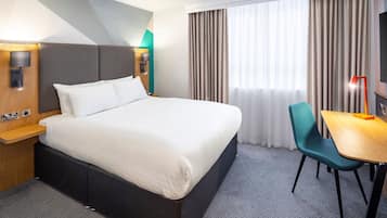 Caja fuerte, escritorio, espacio para trabajar con un portátil