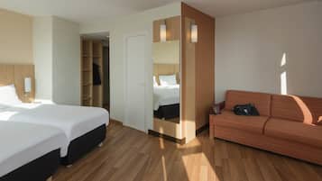 Desk, iron/ironing board, free WiFi, bed sheets