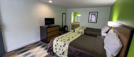 Chambre Standard double, 2 lits doubles, non-fumeur | Bureau, accĂšs au Wi-Fi (inclus), literie fournie