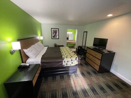 Standaard eenpersoonskamer, 1 kingsize bed, niet-roken | Een bureau, gratis wifi, beddengoed