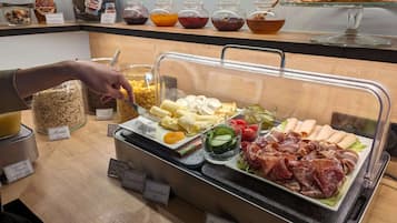 Daily buffet breakfast (EUR 15 per person)