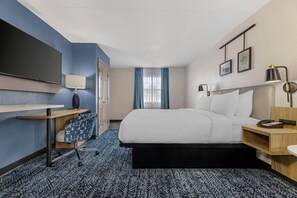 Premium bedding, desk, laptop workspace, blackout curtains - Sleep Inn & Suites Merrillville (Merrillville)