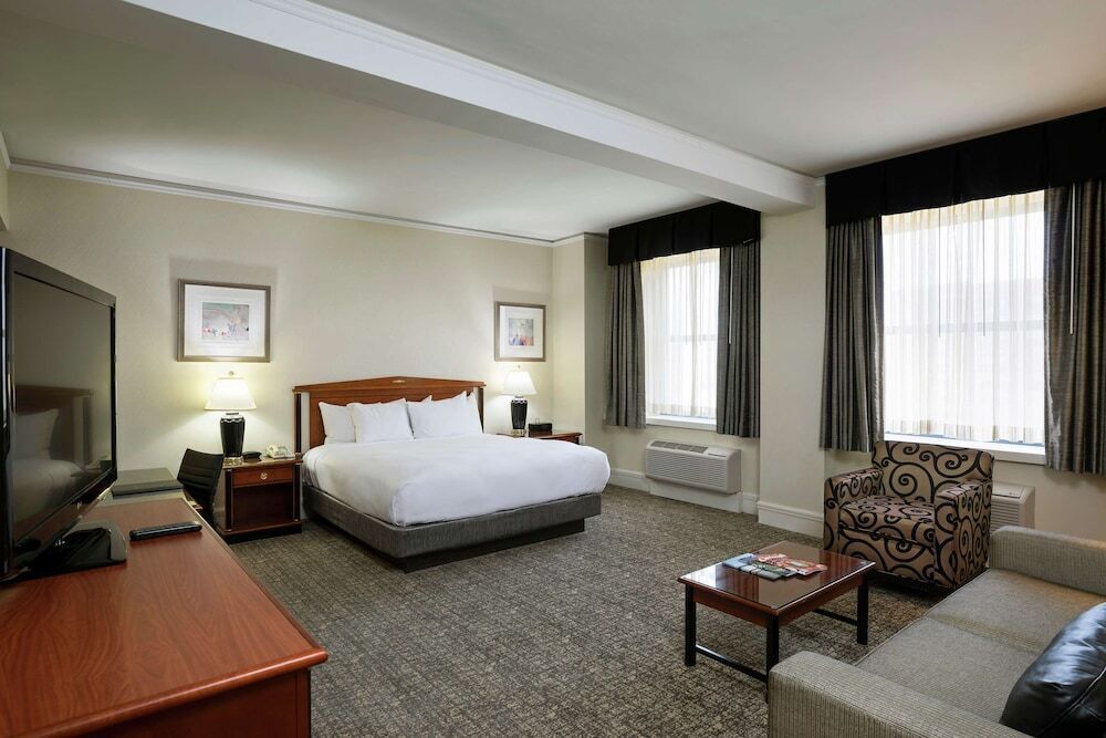Premium bedding, pillow-top beds, in-room safe, desk