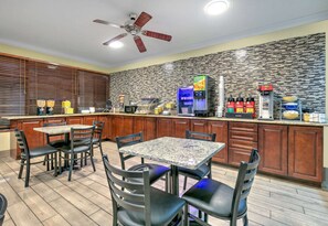 Kontinental frokost er inkludert hver dag