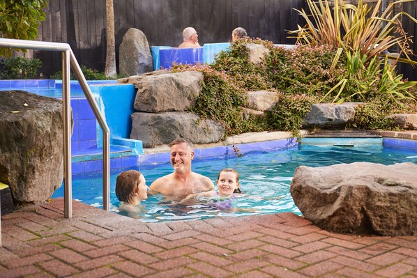 Piscine intérieure, 3 piscines extérieures