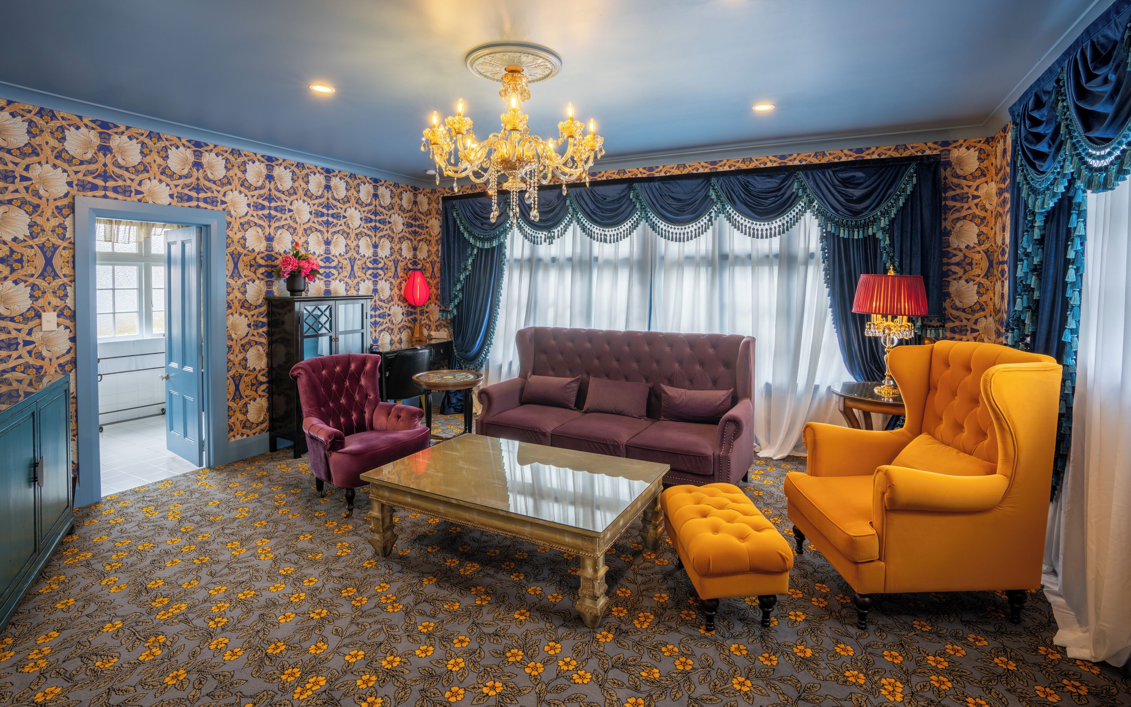 Premium-Suite, 1 Schlafzimmer | Wohnbereich | LCD-Fernseher