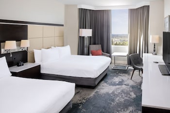 Egyptian cotton sheets, premium bedding, down comforters, in-room safe at Grand Bay Hotel San Francisco