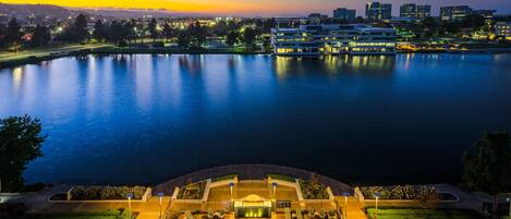 Blick von der Unterkunft