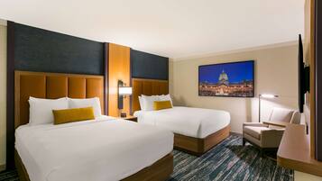 Premium bedding, in-room safe, blackout drapes, iron/ironing board