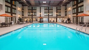 Indoor pool, a heated pool