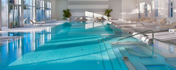 Indoor pool, outdoor pool