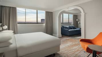 Junior-Suite, 1 King-Bett | 1 Schlafzimmer, hochwertige Bettwaren, Daunenbettdecken