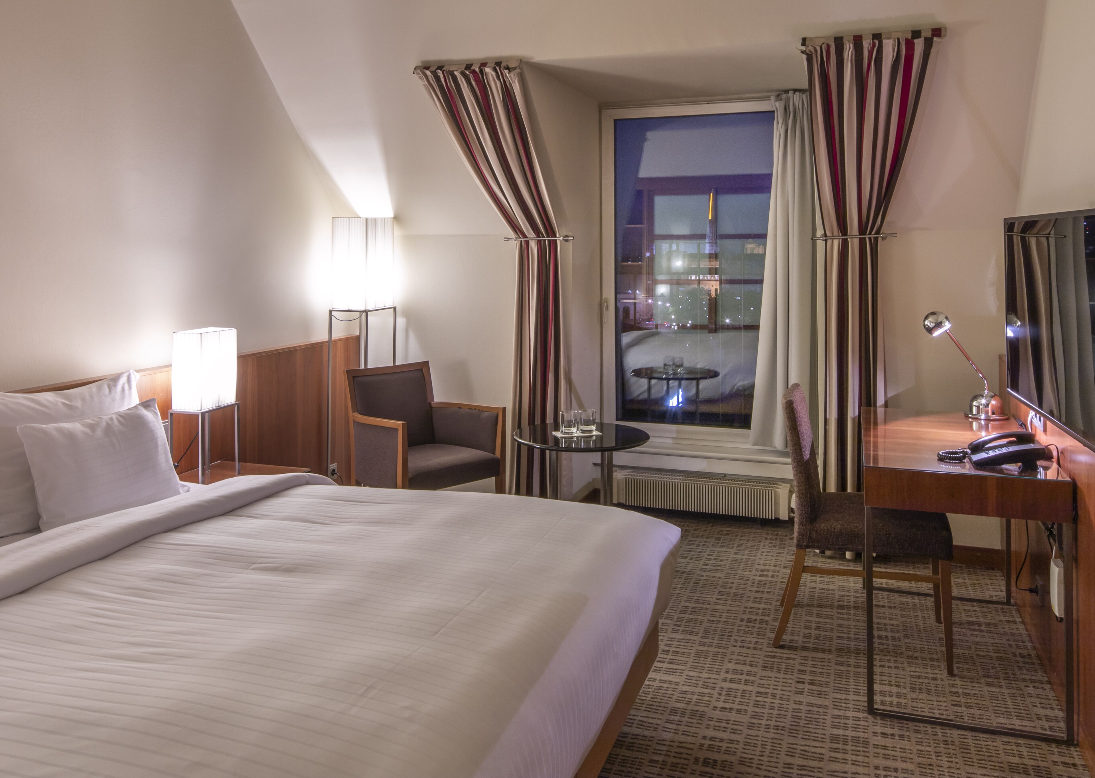 quiet city view | minibar, in-room safe, desk, laptop workspace