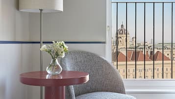 Deluxe Double Room | Living area | Flat-screen TV