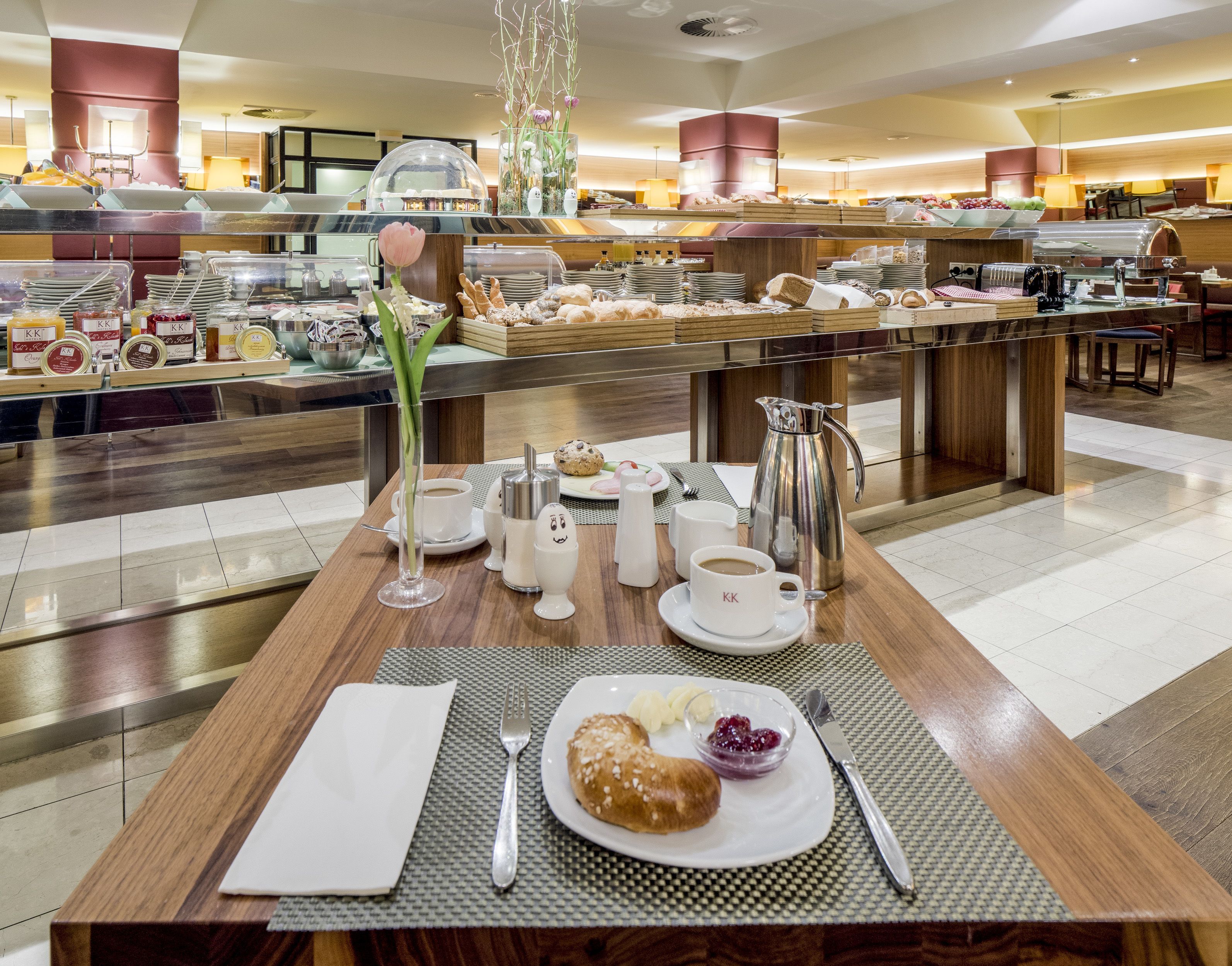 daily buffet breakfast (eur 24 per person)