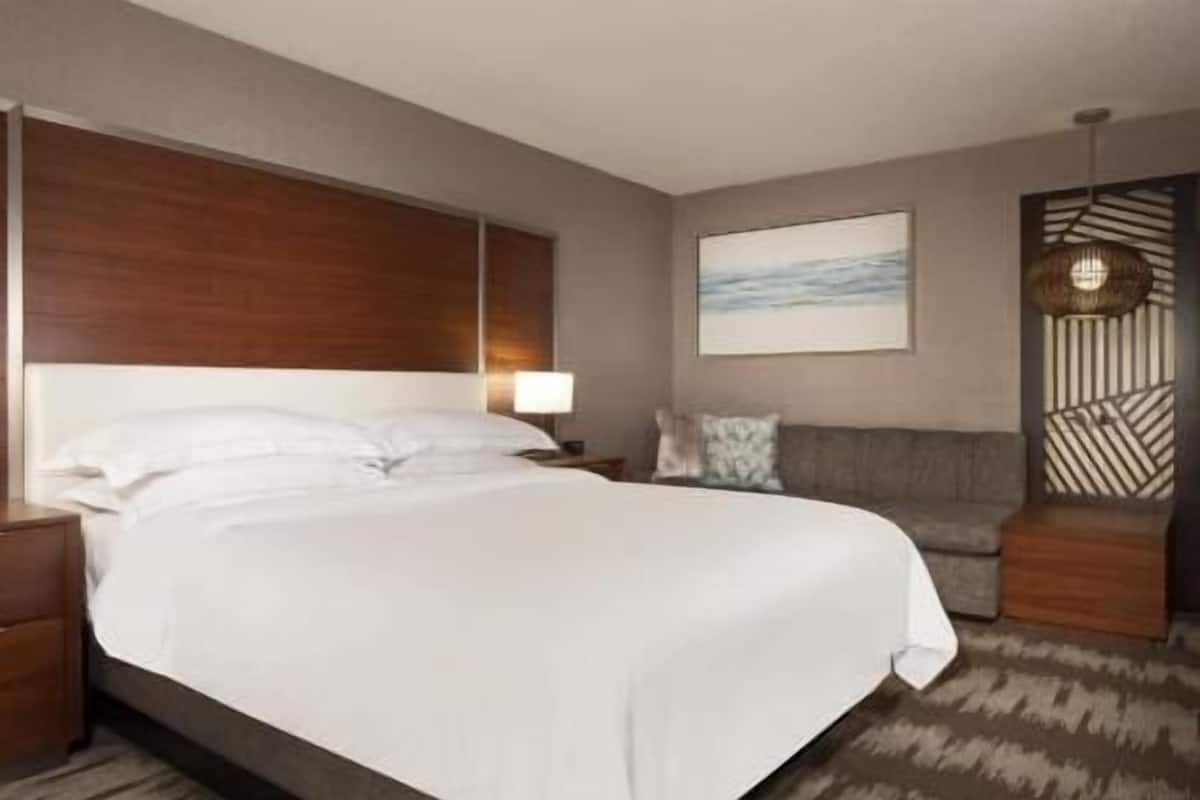 Premium bedding, down comforters, pillowtop beds, desk