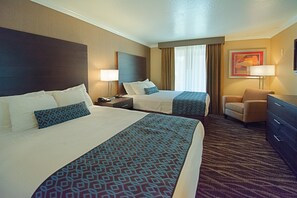 Pillow-top beds, in-room safe, desk, blackout curtains