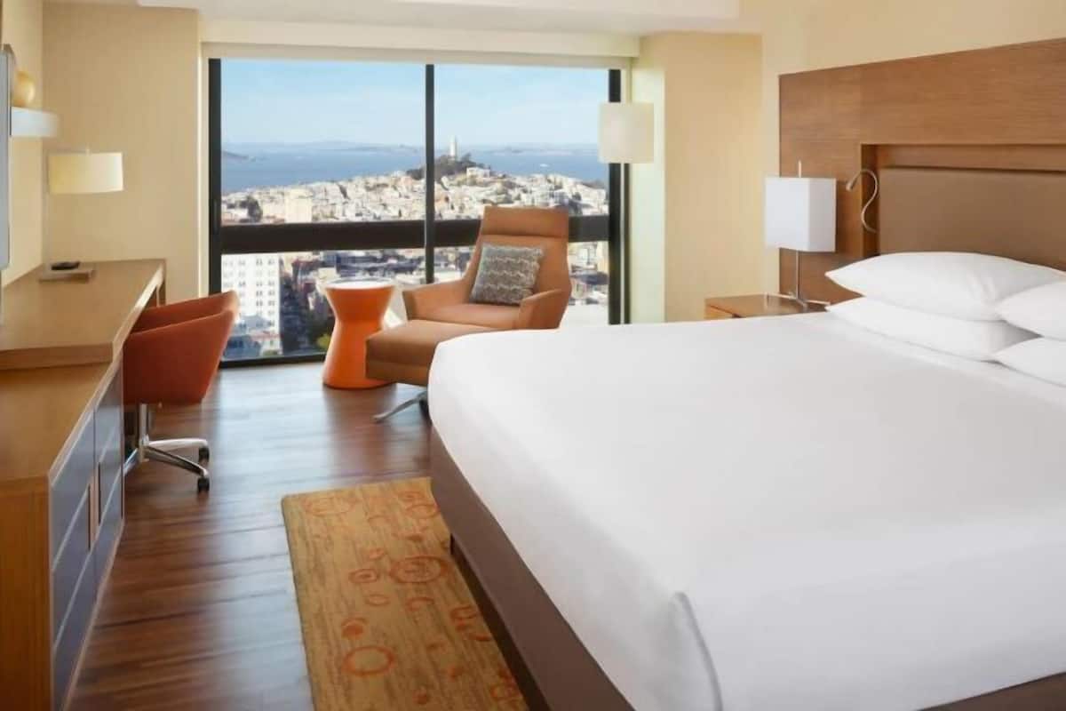 Premium bedding, pillow-top beds, in-room safe, desk