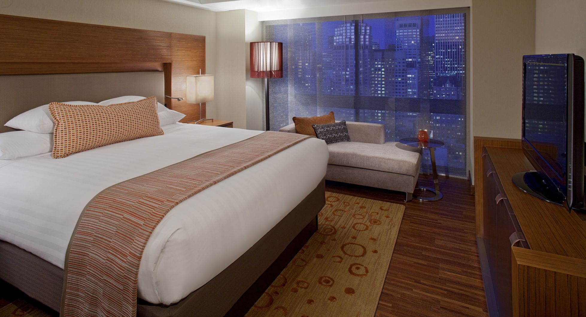 Premium bedding, pillow-top beds, in-room safe, desk