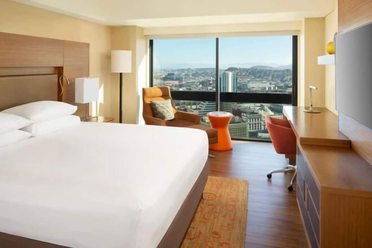 Premium bedding, pillow-top beds, in-room safe, desk